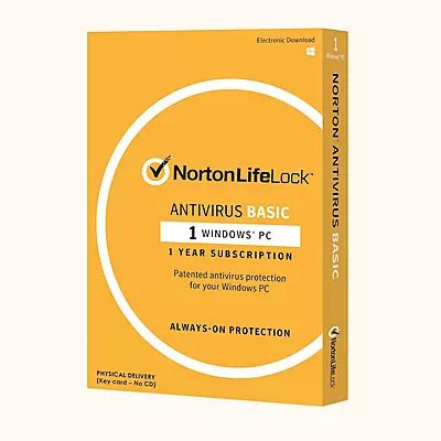 Norton Antivirus Basic (Free upgrade to Plus) - (1 device) - (1 yr)