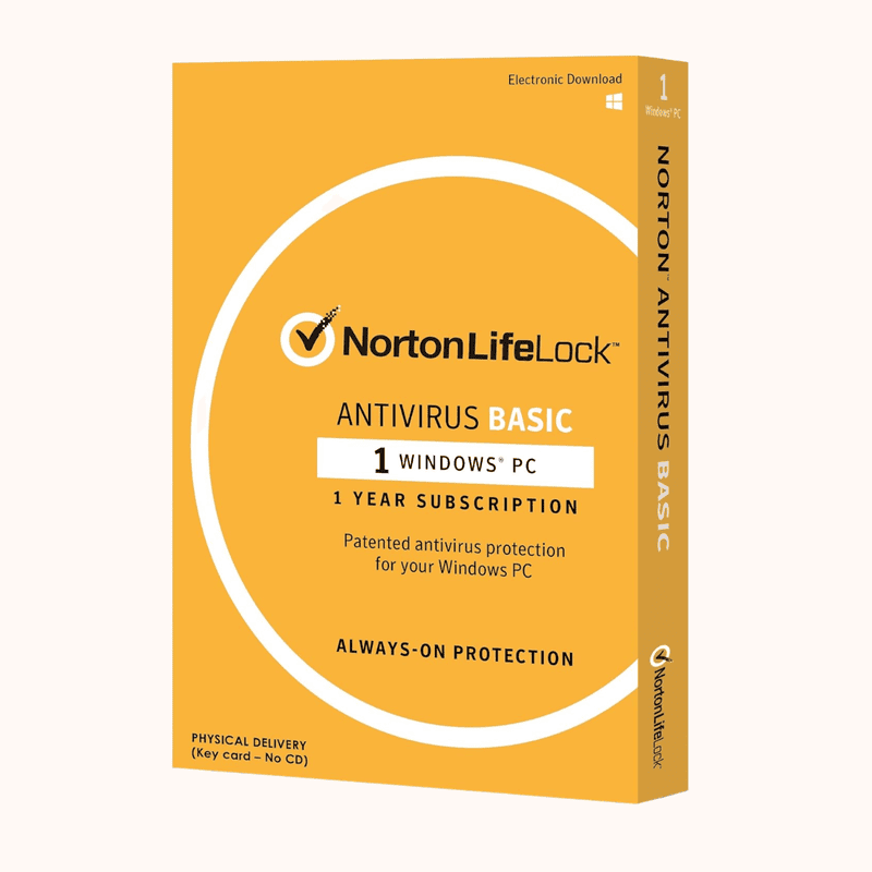 Norton Antivirus Basic (Free upgrade to Plus) - (1 device) - (1 yr)