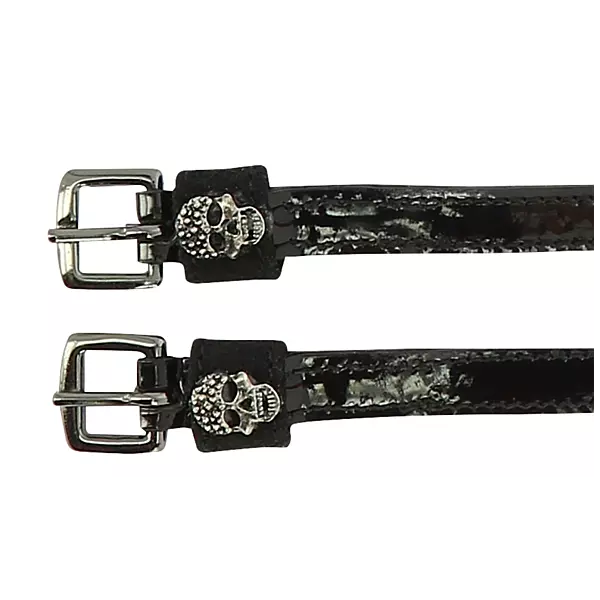 Norton Pro Spur straps - Skull/Black