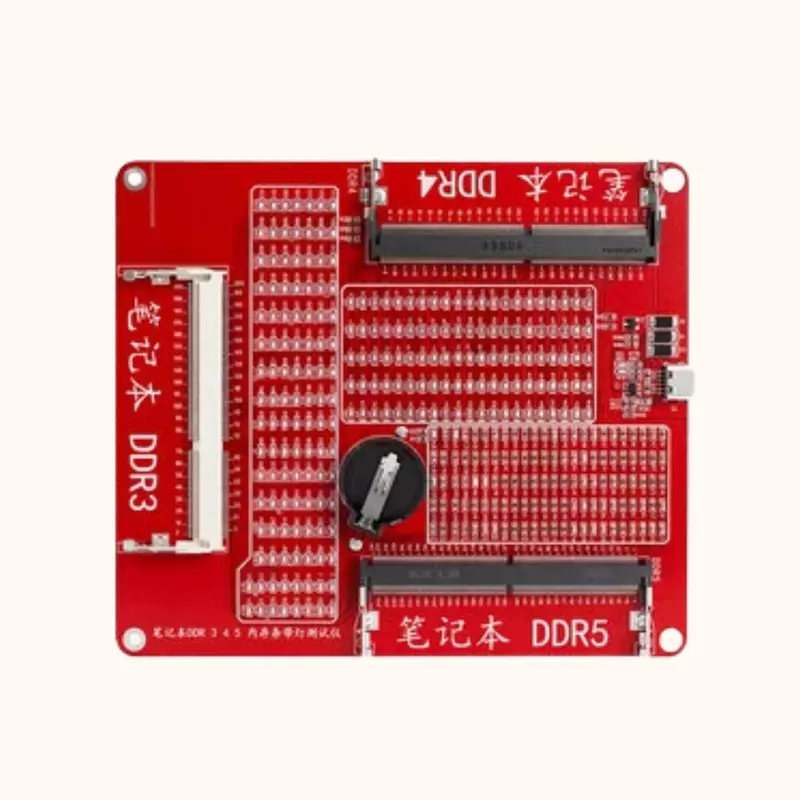 Notebook DDR3 DDR4 DDR5 RAM Memory Diagnostic Tester Card Repair Tool with LED Light Diagnostic Card – HMT-BT07