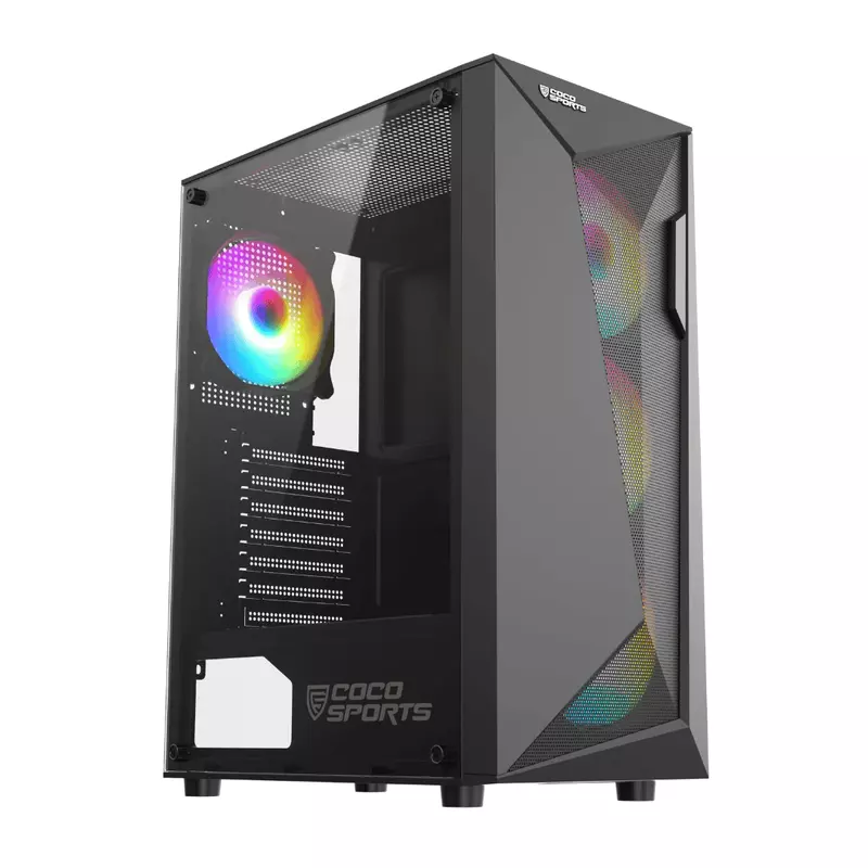 NOVA 330 Mid-Tower Case with Tempered Glass Panel