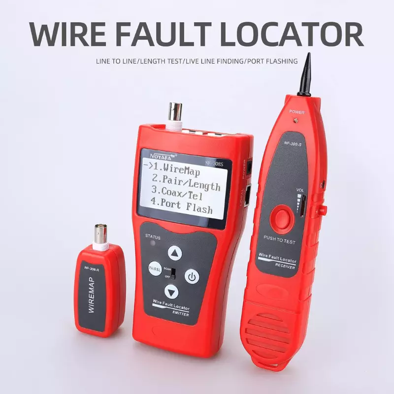 Noyafa NF-308/308S Wire Fault Locator – High-Precision Cable Testing & Detection