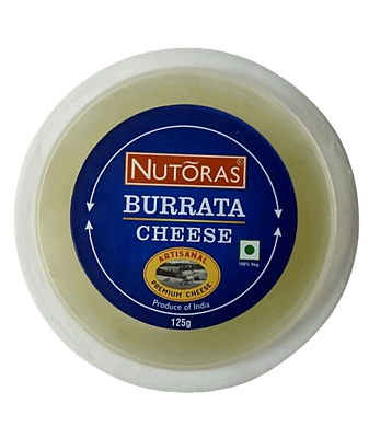 Nutoras Fresh Burrata Cheese 125G Nutoras Fresh Burrata Cheese 125G