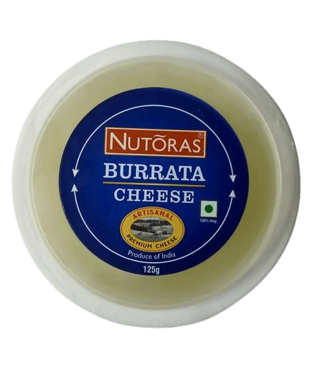 Nutoras Fresh Burrata Cheese 125G Nutoras Fresh Burrata Cheese 125G