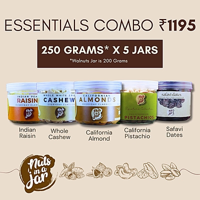 Nuts In A Jar Essentials Combo – ₹1195