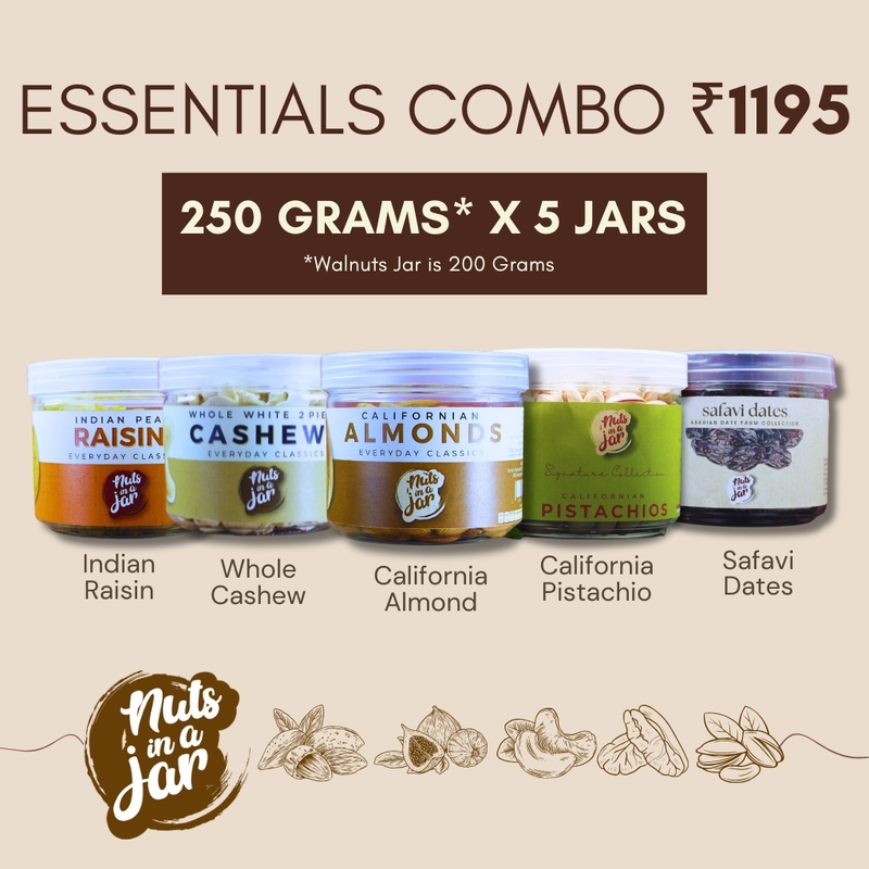 Nuts In A Jar Essentials Combo – ₹1195