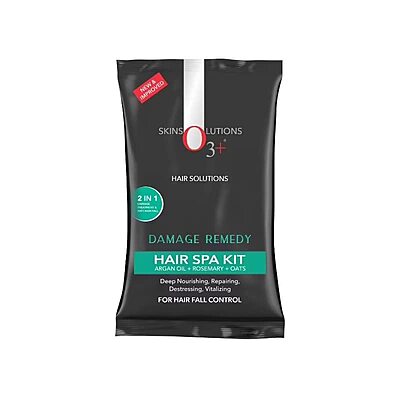Hair Spa Kit Infused with Argan Oil, Rosemary & Oats for Fall Control, Deep Nourishing & Repairing (60g)