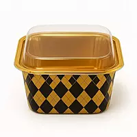 Designer square cups 10pcs with ild