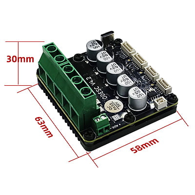 ODESC V4.2 (56V) Single-Drive High-Current High-Precision Brushless Servo Motor Controller ODESC V4.2 (56V) Single-Drive High-Current High-Precision Brushless Servo Motor Controller