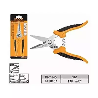 INGCO Electrician's Scissors HES0187 (7") INGCO Electrician's Scissors HES0187 (7")