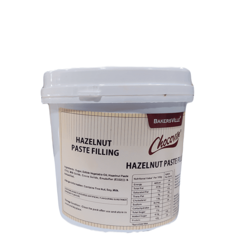 Bakersville - Chocoville Hazelnut Paste Filling 1 Kg