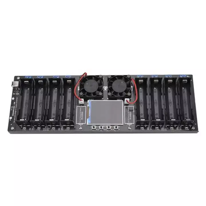 2.4 Inch 8 Channel 18650 Battery Capacity Tester Internal Resistance Automatic Charging and Discharging Module