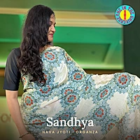 Sandhya | NAVA JYOTI Organza Saree