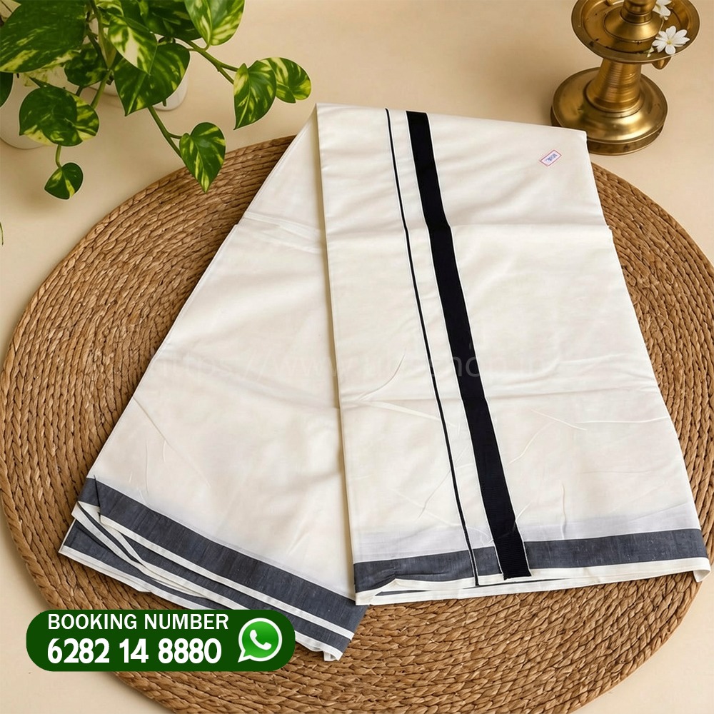 ONAM SPECIAL BLACK COTAN SET SARE ONAM SPECIAL BLACK COTAN SET SARE
