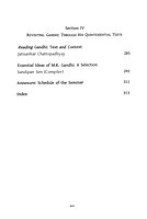 Revisiting Gandhi In Our Times