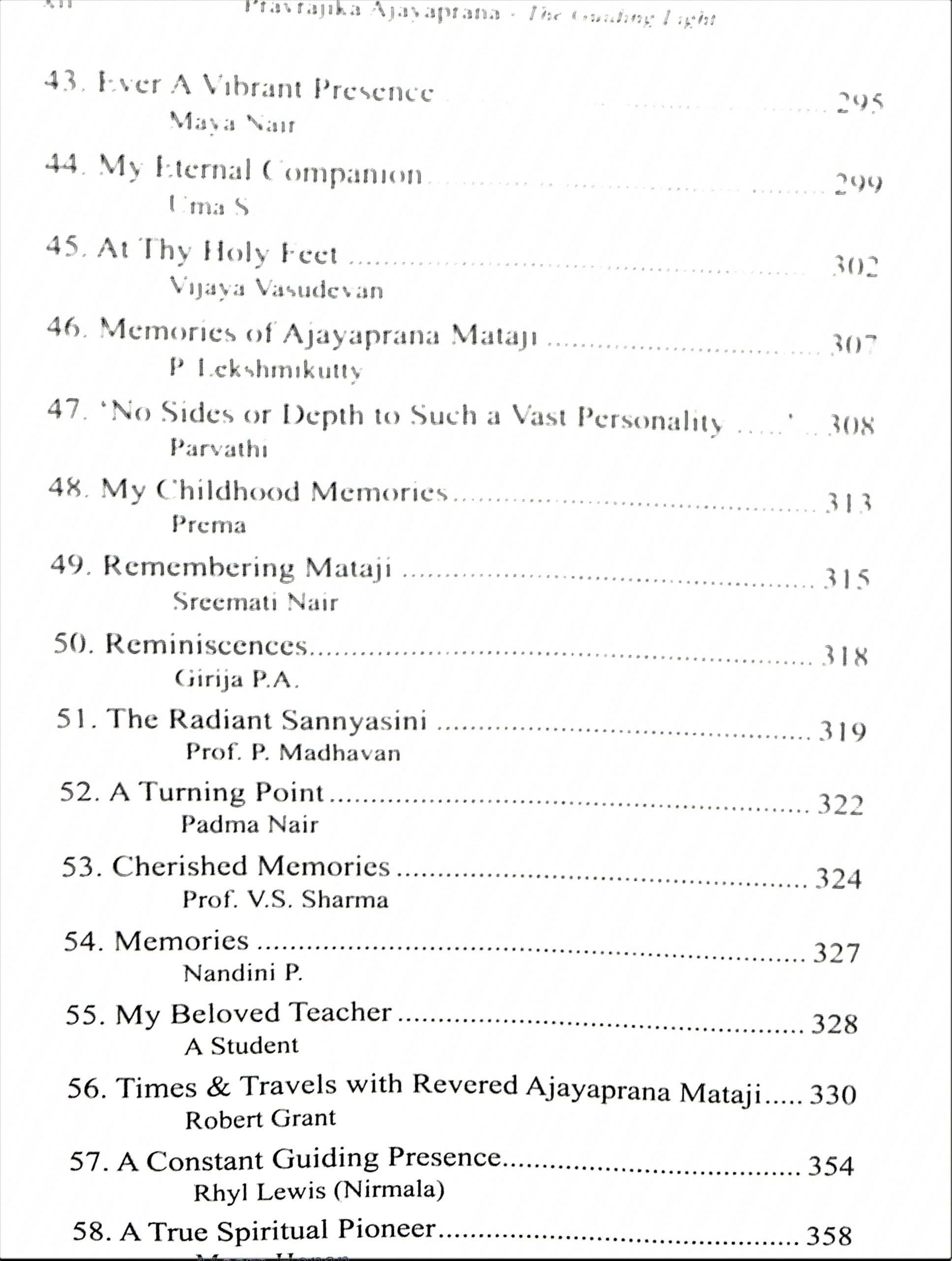 Pravrajika Ajayaprana The Guiding Light