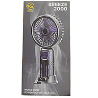 OOGE Breeze 2000 Rechargeable Fan – Portable Cooling | Quiet Airflow | USB Charging
