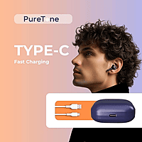 Ooge WavePods 400 Wireless Earbuds – Bluetooth Connectivity | Clear Sound | Compact Design