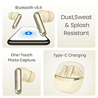 Ooge OG Thunder Wireless Earbuds – Bluetooth Connectivity | Powerful Sound | Compact Design