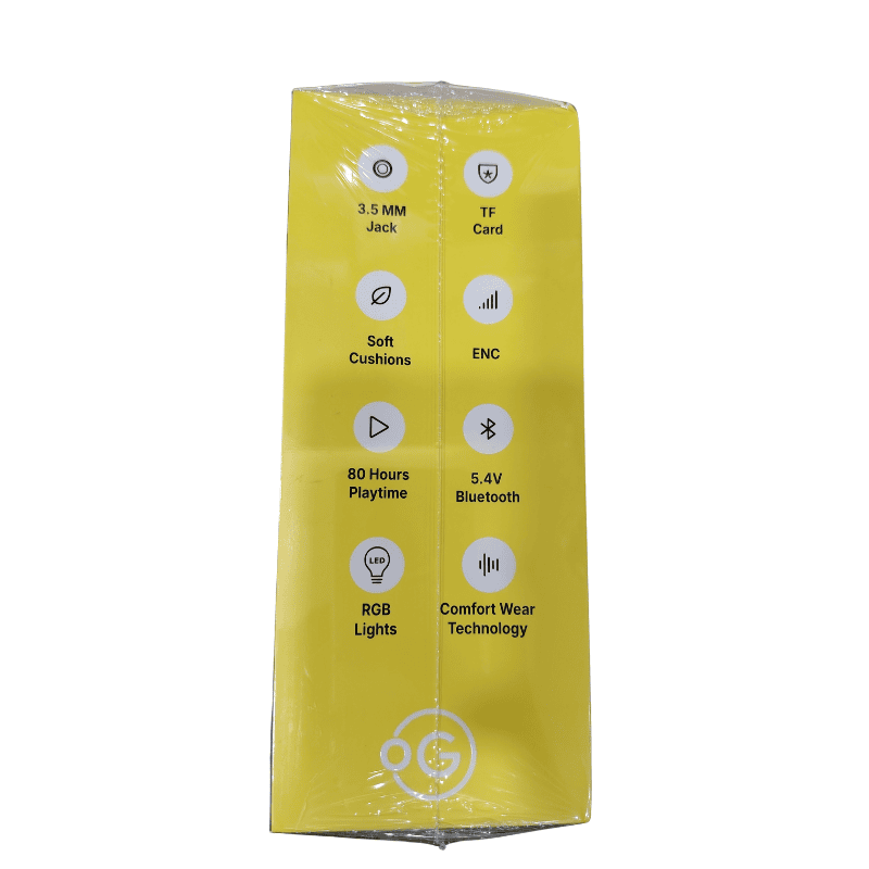 OOGE Echo 500 Wireless Bluetooth Headphones – Stereo Sound | Comfortable Fit | Music & Calls