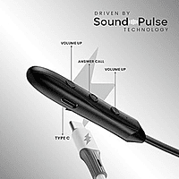 OOGE Tune 6 Wireless Neckband – Bluetooth | Deep Bass | In-Line Controls | Music & Calls
