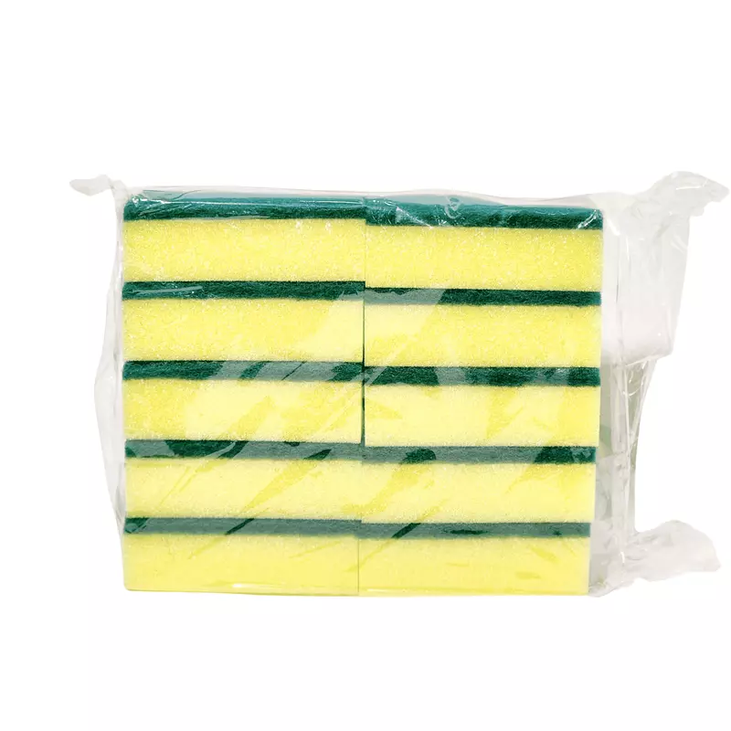 10Pcs Scrub Sponge Dish Cleaner Pad