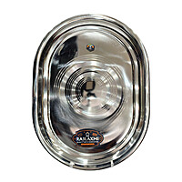 Premium Medium Size Oval Stainless Steel Serving Tray