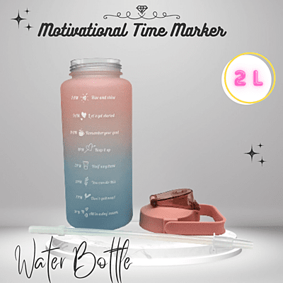 Motivational Time Marker water bottle Motivational Time Marker water bottle