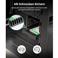 ORICO 1125SS 2.5 to 3.5 Inch Hard Drive Adapter – HDD/SSD Mounting Bracket | Tool-Free Installation