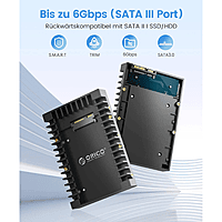 ORICO 1125SS 2.5 to 3.5 Inch Hard Drive Adapter – HDD/SSD Mounting Bracket | Tool-Free Installation