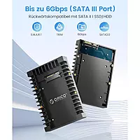 ORICO 1125SS 2.5 to 3.5 Inch Hard Drive Adapter – HDD/SSD Mounting Bracket | Tool-Free Installation