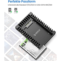 ORICO 1125SS 2.5 to 3.5 Inch Hard Drive Adapter – HDD/SSD Mounting Bracket | Tool-Free Installation