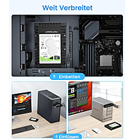 ORICO 1125SS 2.5 to 3.5 Inch Hard Drive Adapter – HDD/SSD Mounting Bracket | Tool-Free Installation