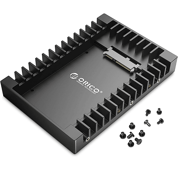 ORICO 1125SS 2.5 to 3.5 Inch Hard Drive Adapter – HDD/SSD Mounting Bracket | Tool-Free Installation
