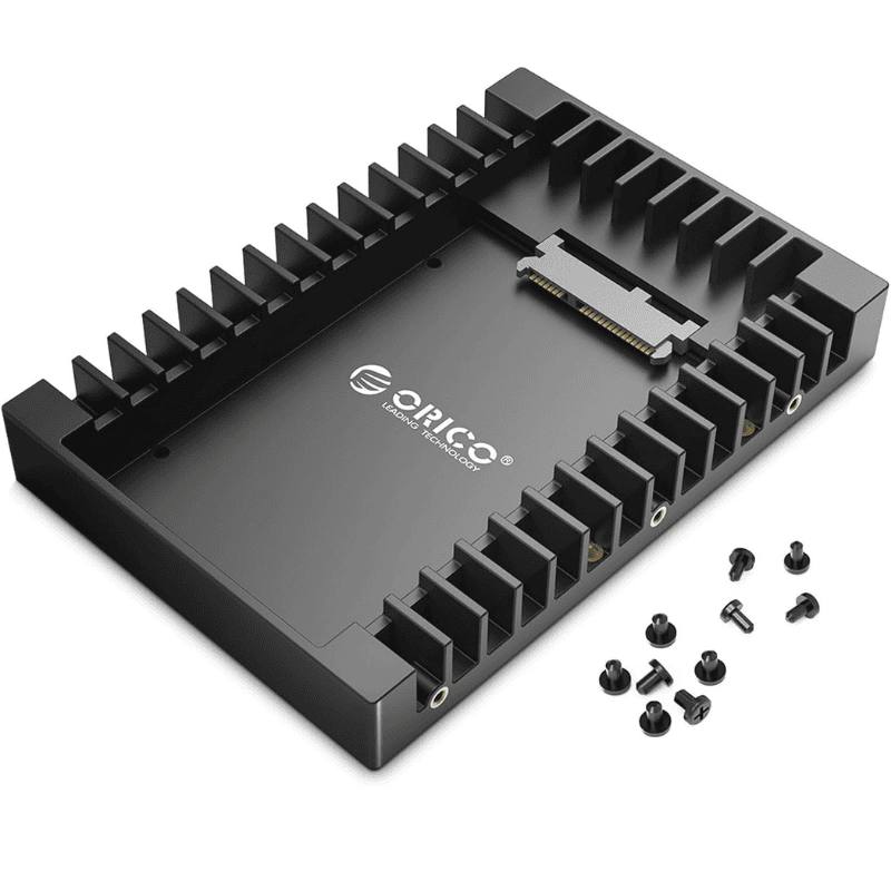 ORICO 1125SS 2.5 to 3.5 Inch Hard Drive Adapter – HDD/SSD Mounting Bracket | Tool-Free Installation