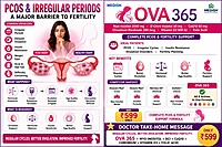 OVA 365 PCOS & Hormonal Balance Sachet for Women | Myo-Inositol D-Chiro Inositol NAC