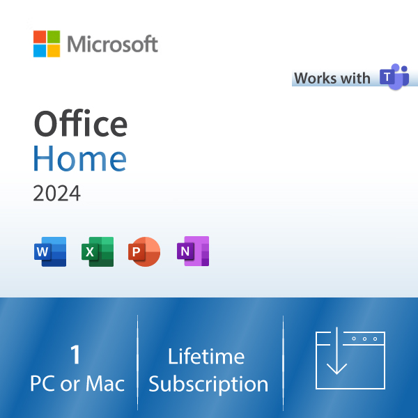 Microsoft Office Home 2024 - Lifetime Validity