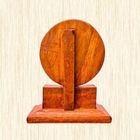 Handcrafted Wooden Om