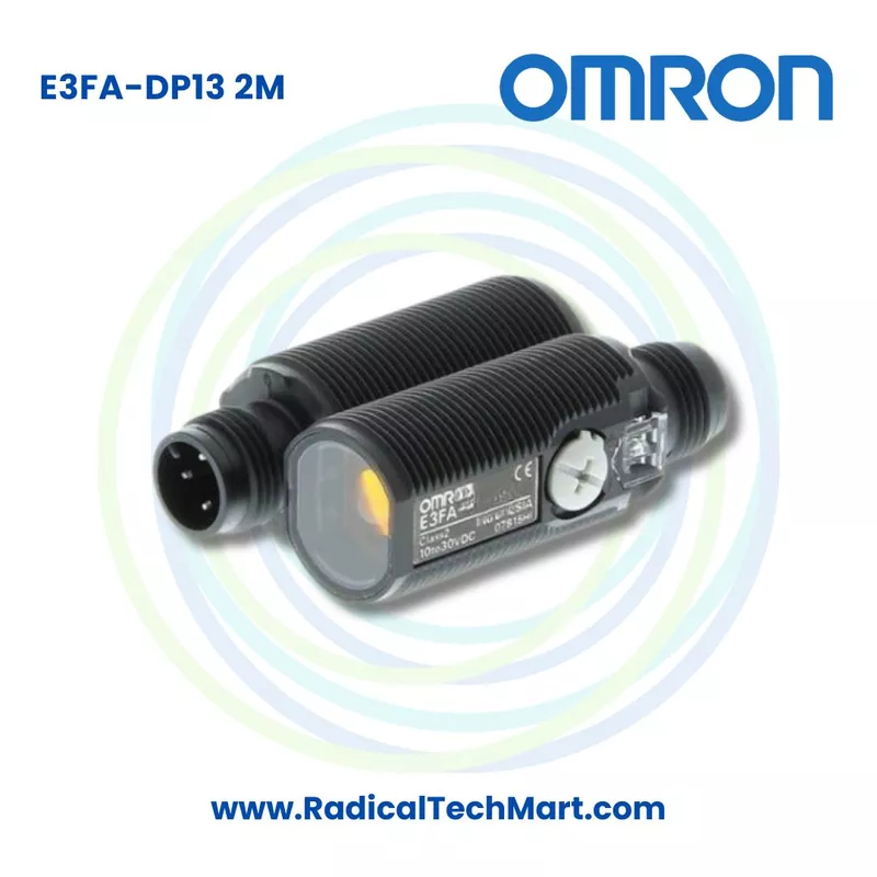 Omron E3FA-DP13 2M Diffuse Photoelectric Sensor