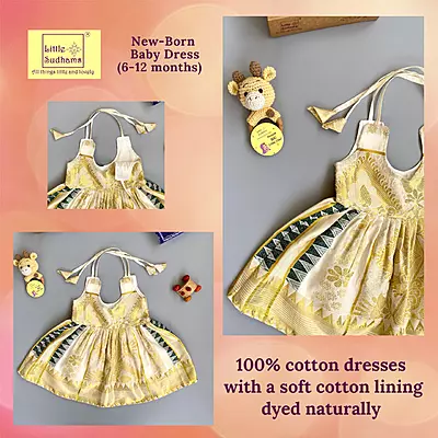 Newborn Baby Girl Cotton Dress (6-12 months) 6145