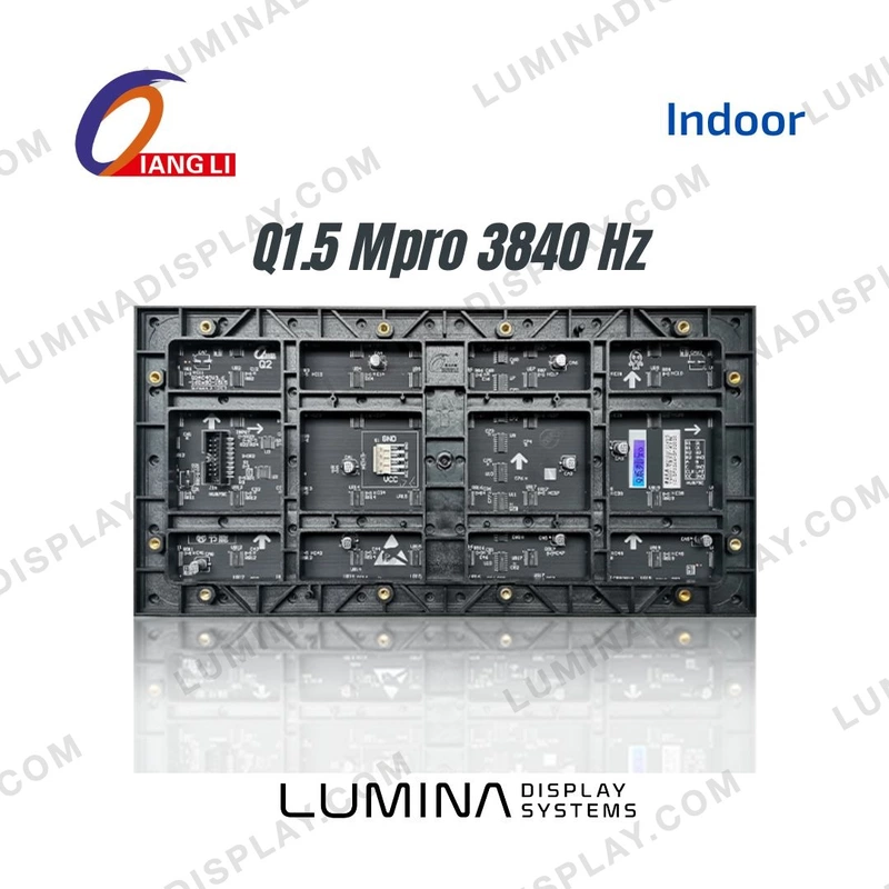 Qiangli Q1.5 MPro P1.5 indoor SMD1212 LED module 320 x 160 mm, 3840 Hz – Lumina Display Systems