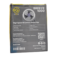 Ooge Breeze 1000 USB Desk Fan – Personal Cooling | Quiet Airflow | Compact Design
