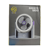 Ooge Breeze 1000 USB Desk Fan – Personal Cooling | Quiet Airflow | Compact Design