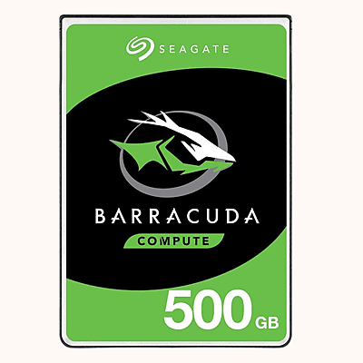 Open Box 500GB BarraCuda Compute 5400 rpm SATA 2.5" Internal HDD (2E717D)