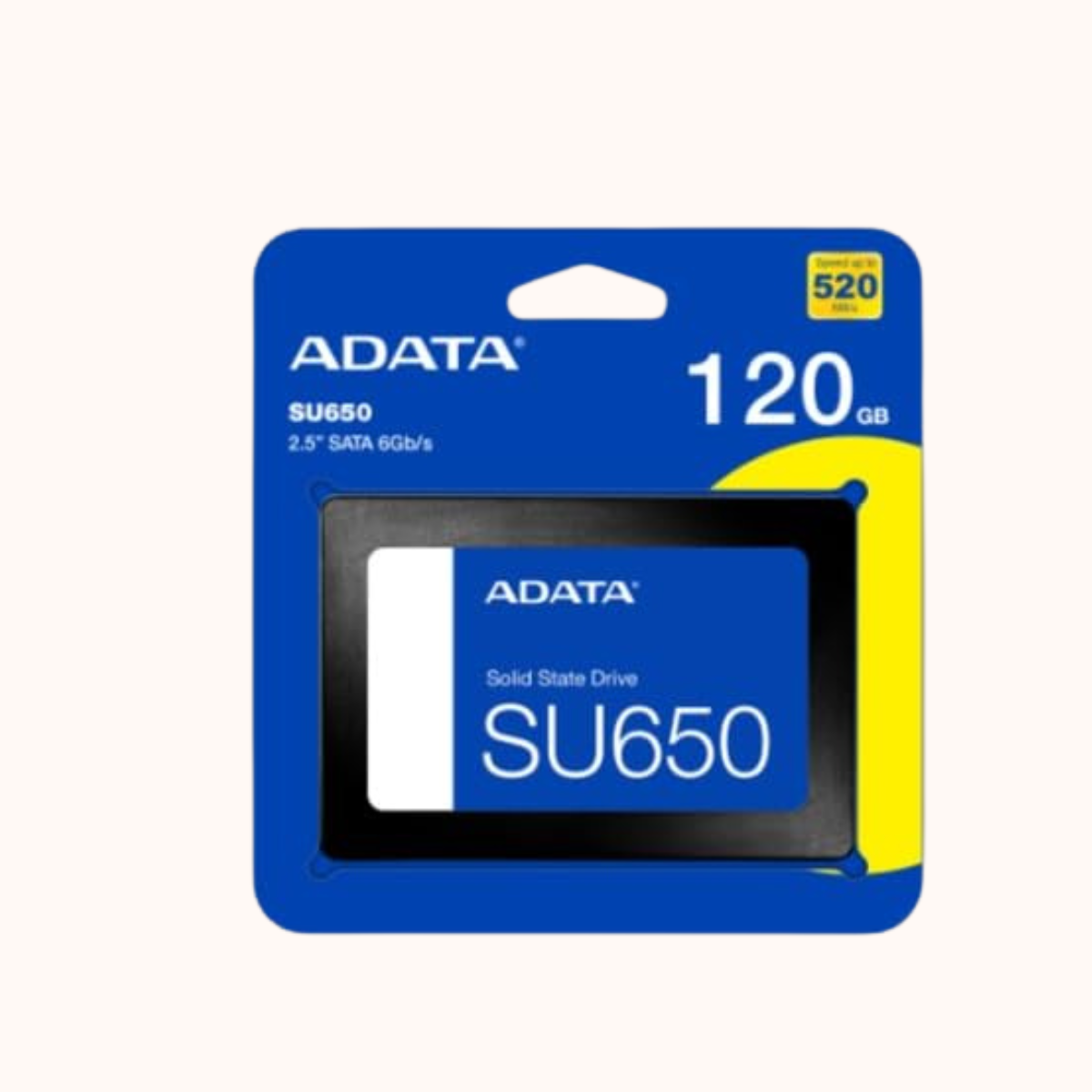 Open Box A-Data Ultimate SU650 3D NAND 120GB Solid State Drive - Black - ASU650SS-120GT-R