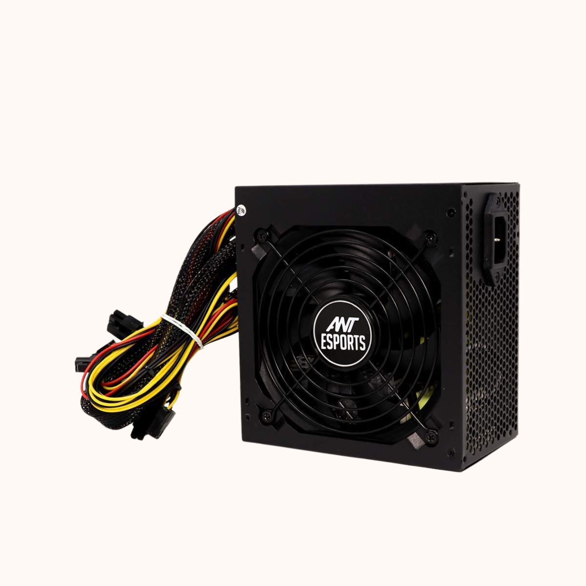 Open Box ANT Esports  Non Modular High Efficiency Gaming Power Supply/PSU with 1 x PCIe and 120mm Silent Fan VS500L