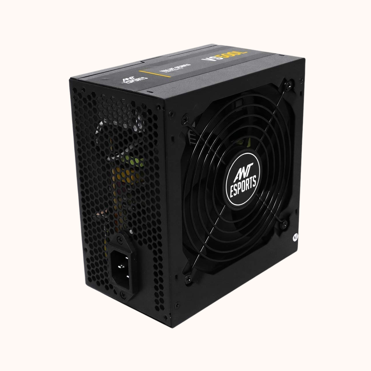 Open Box ANT Esports  Non Modular High Efficiency Gaming Power Supply/PSU with 1 x PCIe and 120mm Silent Fan VS500L