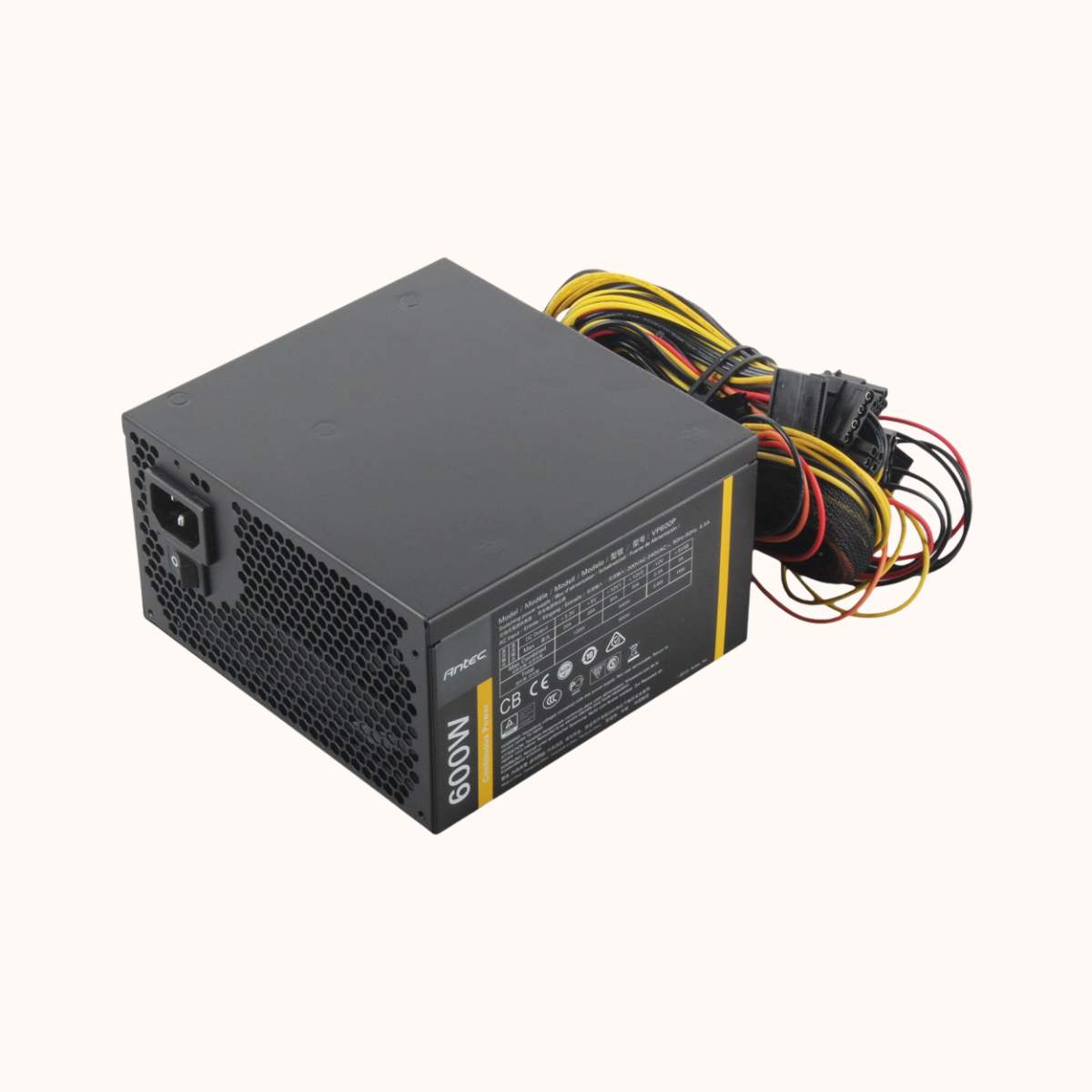 Open Box ANTEC - 600 WATT SMPS/Computer Power Supply/True Power PSU/Continuous Power PSU/Gaming PSU, VP600P