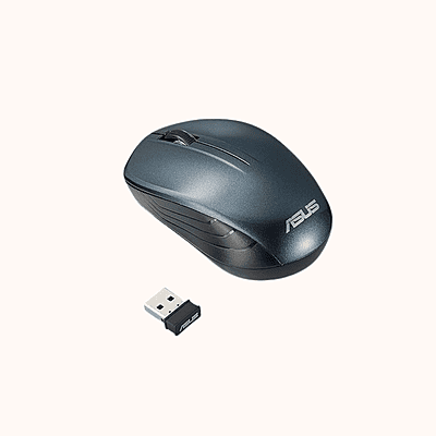 Open Box ASUS WT200 /Ambidextrous Design,Runs on 1 AA Battery- upto 15 months life, 1200 DPI Wireless Optical Mouse