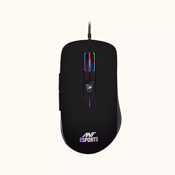 Open Box Ant Esports GM100 RGB 4800 DPI I Gaming Wired Optical Gaming Mouse